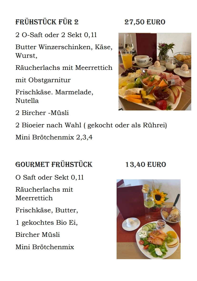Café-Speisekarte Seite 3